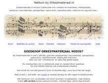 Tablet Screenshot of orkestmateriaal.nl